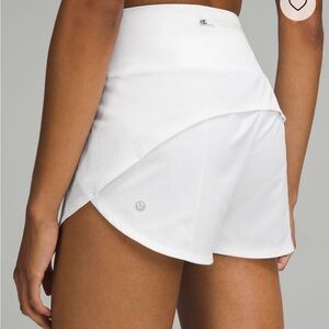 lululemon athletica Women's Speed up High Rise Lined Shorts Size 10 White